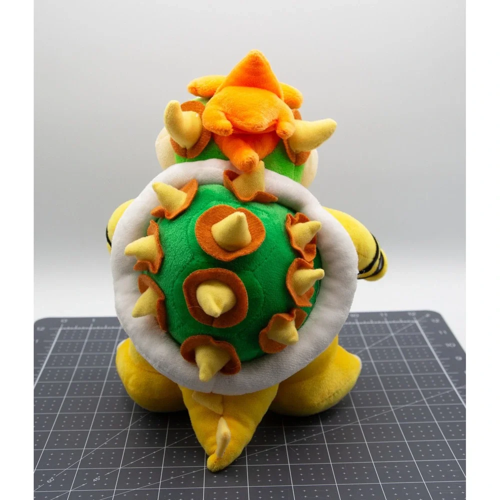 Nintendo‎ Super Mario Bowser Plush 10 Inch Stuffed Toy King Koopa Green Shell
